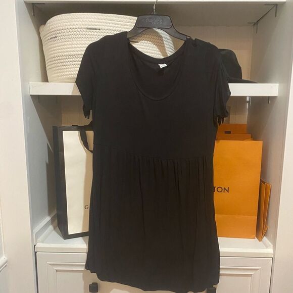 Black maternity shirt  - Picture 1 of 3